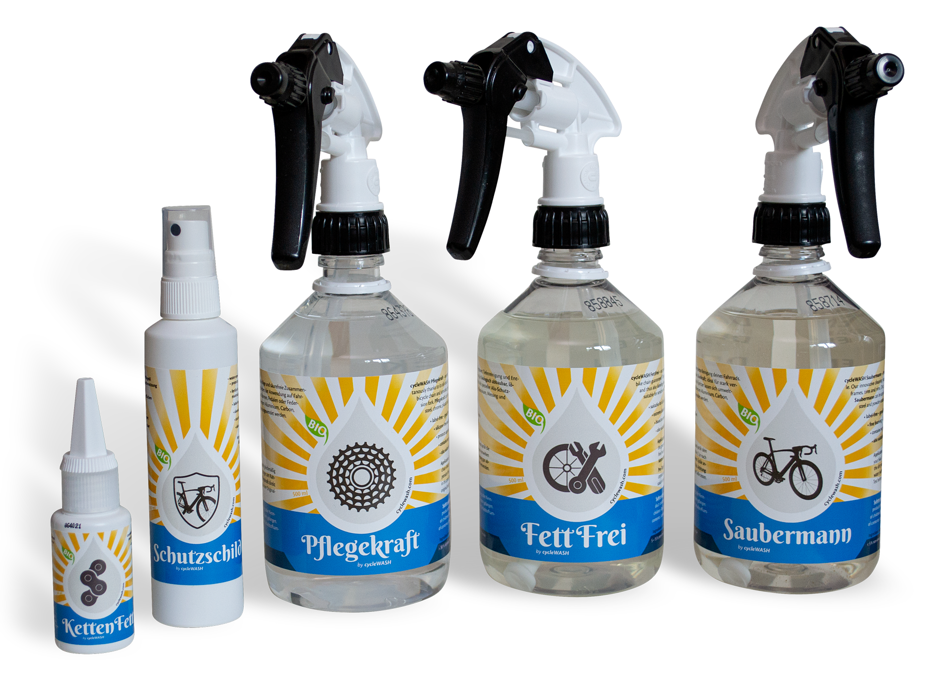 cycleWASH care product line