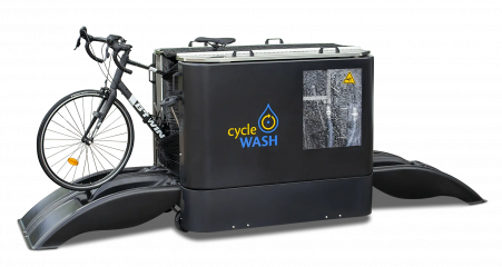cycleWASH Mini Basic Black mit Bike 2
